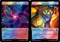 Copy (0033) // Treasure (0062) Double-Sided Token - Surge Foil